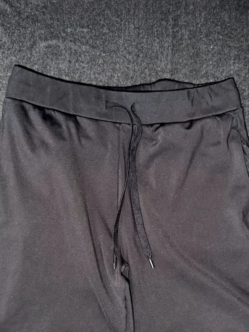 Men's Black Jogger Pants - Drawstring Sweatpants